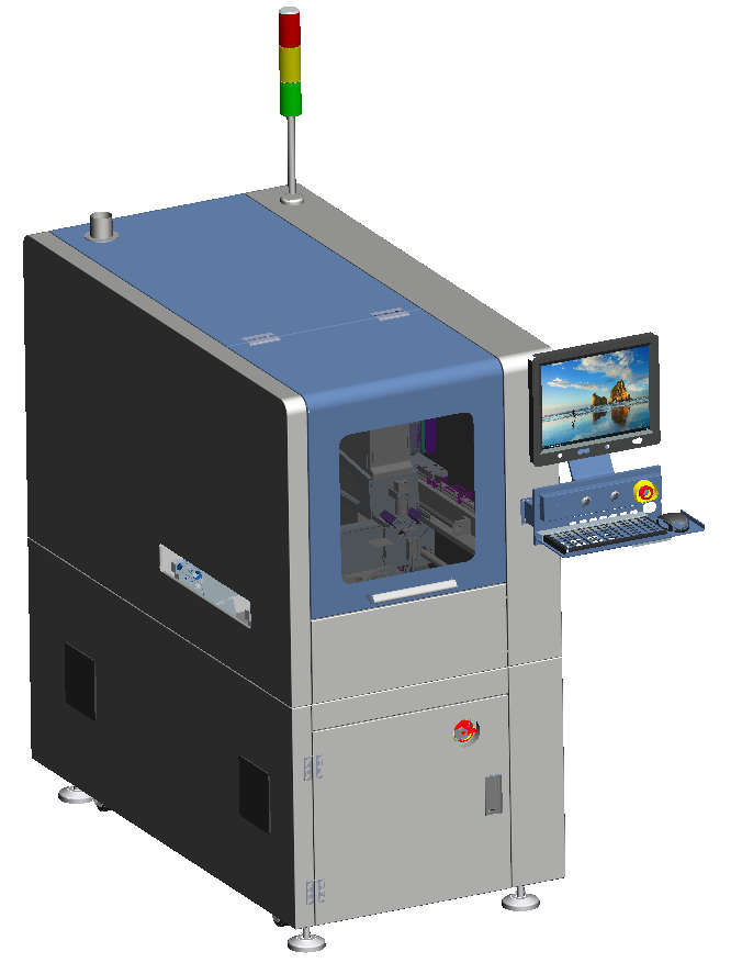 Máy tự động xếp khay PCB